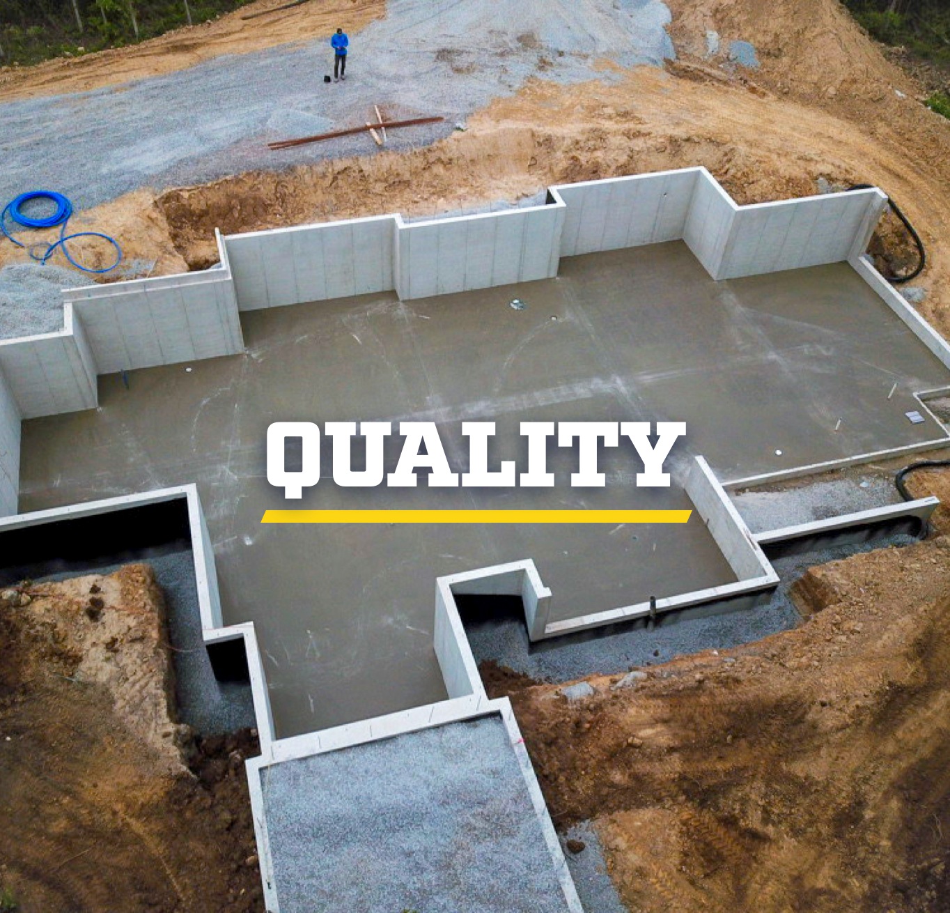 Quality foundation work at Nesseth Concrete.